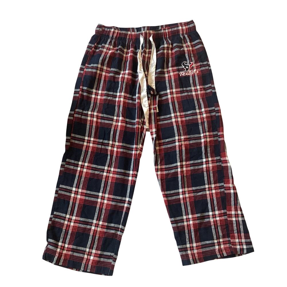 NFL Houston Texans Plaid Flannel Pants